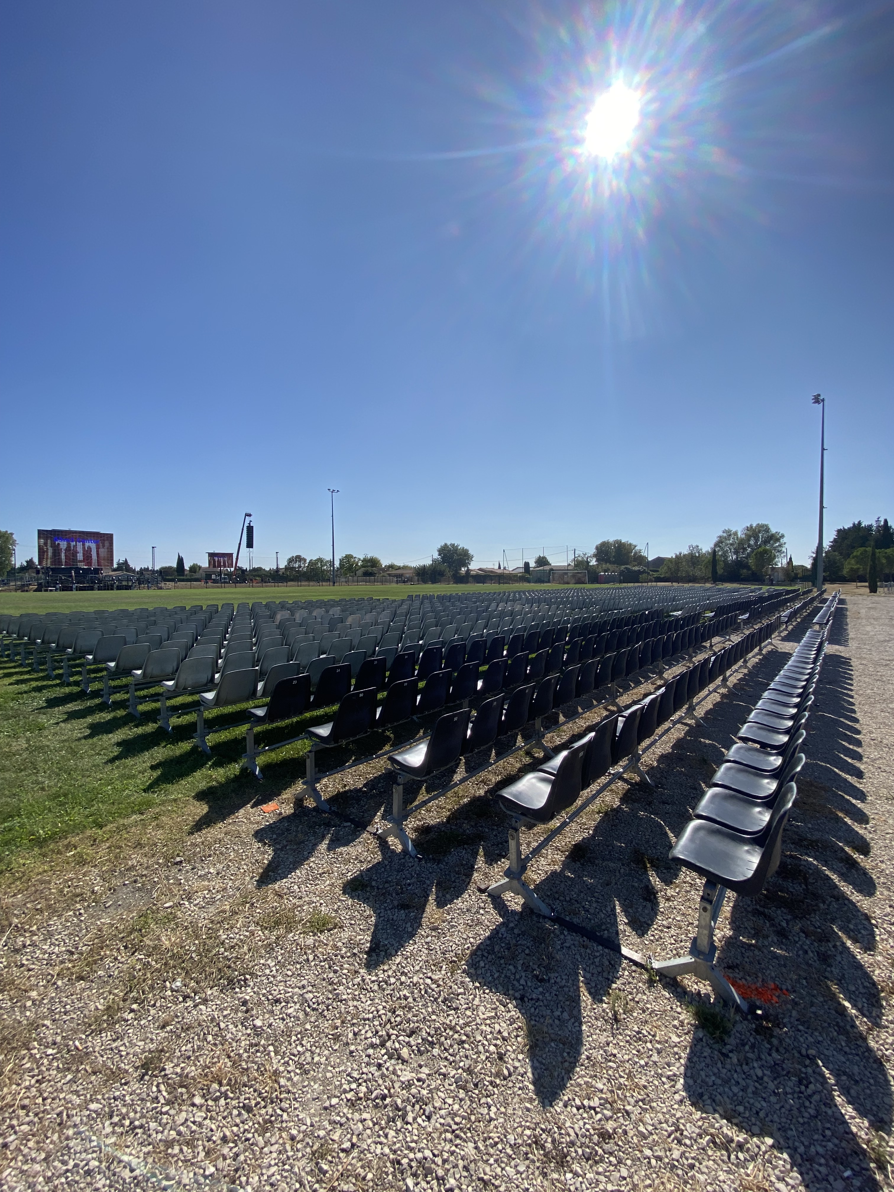 Parterre de chaises