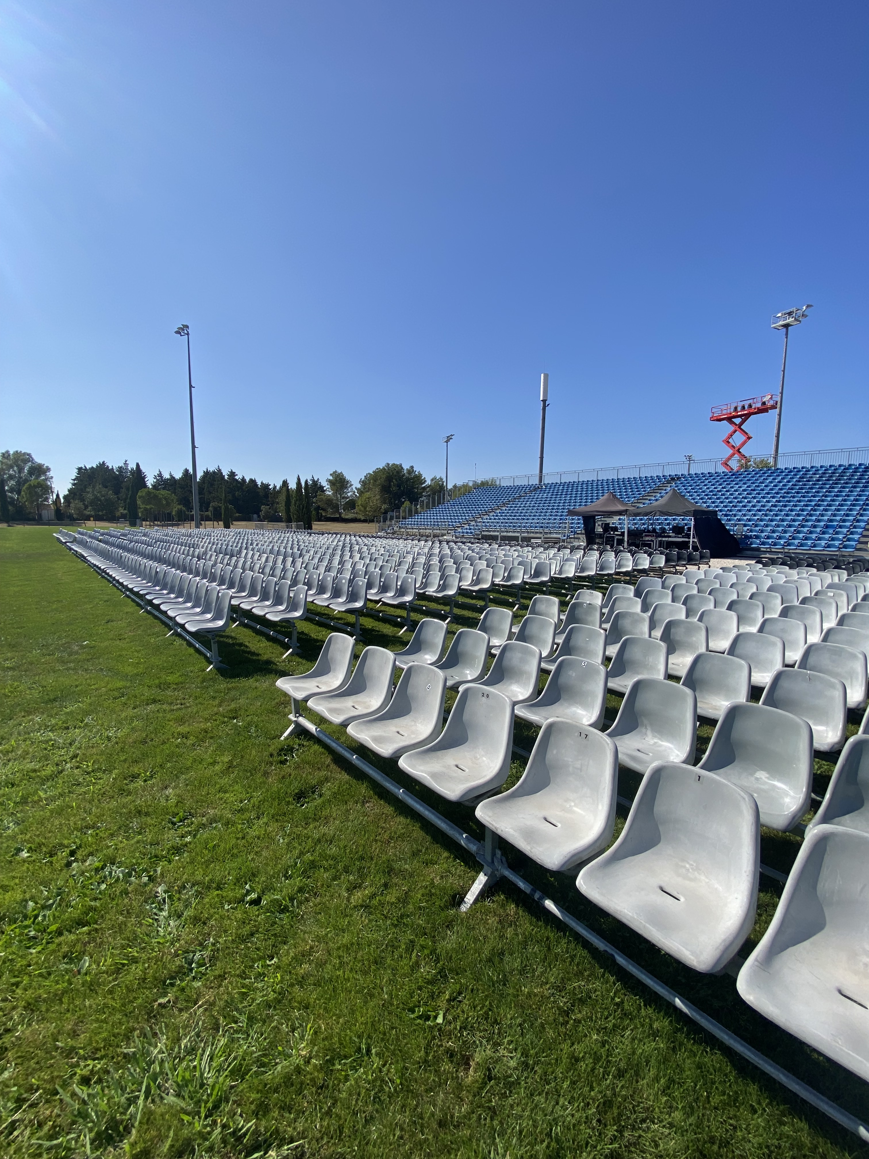 Parterres de chaises